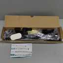 Curtain Rods No Drilling for Windows 36 to 88 Inch:No Drill Small Black Curtain Rod with Adhesive Brackets for Bedroom,5/8" Apartment Renter Friendly Adjustable Drapery Rods Easy Install