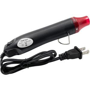 Heat Gun, Mini Hot Air Gun for DIY Crafts Portable Heat Air Gun Tool for Embossing Shrink Wrapping Drying Paint (Black)
