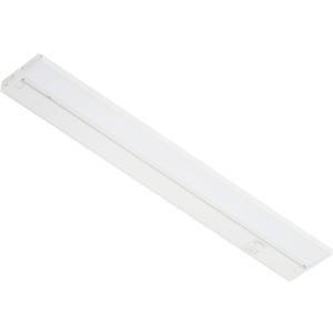 LAGOM Halo Under Cabinet Light, 18Inch Hardwired Dimmable LED, 2700K/4000K/5000K, Power Cord Sold Separately, White, UC0118WH27