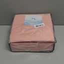 Hearth & Harbor Bed Sheets, Luxury Soft 6 Piece Bed Sheet Set Extra Deep Pocket Fitted Sheets Fits Mattress up to 21", Double Brushed Bedding Sheets & Pillowcases, (King, Peach Pink)