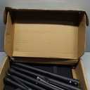 Projector Stand Tripod Adjustable, Laptop Height from 23.5 to 63.5 inches with Gooseneck Phone Holder, Floor for Office, Home, Stage, Studio, DJ Racks Holder Mount, 23.5inch-63.5inch (Black)