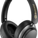 Hybrid Active Noise Cancelling Headphones: Wireless Over Ear Bluetooth 6.0 Headphones, 120H Playtime Lightweight Bluetooth Headset with Mic, Hi-Fi Deep Bass, Foldable for Travel, Work, Home Office