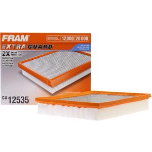 FRAM Extra Guard CA12535 Flexible Replacement Engine Air Filter for Select 2019-2023 Ford Ranger (2.3L), Provides Up to 12 Months or 12,000 Miles Filter Protection
