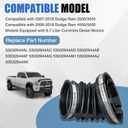 53032944AL Intake Resonator Upper Hose Duct Tube Pipe Compatible with 2007-2018 Dodge Ram 2500 3500 4500 5500 6.7 Liter Cummins Diesel