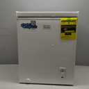 BLACK+DECKER 2.0 Cu. Ft. Compact Chest Freezer, Deep Freezer Holds Up To 70 Lbs. of Frozen Food, Removable Storage Basket, Manual Defrost, White