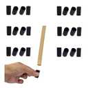 Simpracon 0.5”to 0.55” Silicone Chair Leg Floor Protectors with Felt Chair Leg Caps Bottom Small Furniture Feet Covers for Hardwood Floors Prevent Scratches, 24 PCS