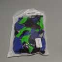 Video Game Balloon Arch Garland Kit, 125pcs Dark Blue and Green Black Silver Balloon with Royal Blue Silver Explosion Star Foil Balloons for Boys Gaming Night Birthday Baby Shower Party Decorations