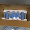 12 Pack Glass Food Storage Containers Set, Glass Meal Prep Containers with Lids, Airtight Lunch Containers, Dishwasher Safe, blue