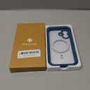 Miracase for iPhone 17 Case 6.3'', Full-Body Military Grade Drop Protection Outdoor Phone case with Built-in Glass Screen &Camera Control,Easy Installation,No Gap,Compatible with MagSafe,Blue