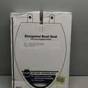 KOHLER 4636-RL-0 Cachet ReadyLatch Elongated Toilet Seat Slow Close, Soft Close Toilet Seat Quiet Lid, Contoured Grip-Tight Bumpers Installation Hardware, Apartment Essentials, White