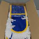 24" Commercial Dust Mop for Floor Cleaning,Heavy Duty Floor Duster with 2 Cotton Reusable Mop Pads,59 Long Handle Wet Dry Flat Mops for Hardwood Floors,Marble, Laminate,Tile,Concrete,Garage (Blue)