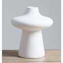 7.8 IN Ceramic Vase White