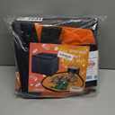 XL Toy Storage Organizer with Play Mat - Storage Bag/Box for Kids, Boys, Girls, Nursery, Playroom - Basket for Building Bricks/Blocks - Collapsible Fabric Cube Bin, 13"x13"x15" (Dark Gray)