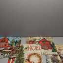 Red Christmas Pillow Covers 18x18 inch Set of 4, Winter Snowman Snoeflake Trees Santa Claus Soft Plush Fabric Xmas Throw Pillow Covers, Holiday Cushion Case for Couch Christmas Decorations