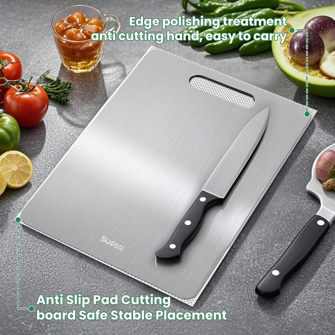 Cutting Boards For Kitchen,Easy to clean, Double-sided food-grade Cutting Board For Cutting Meats, G