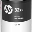HP 32XL | Ink Bottle | Black | Up to 6000 pages per bottle| Works with HP Smart Tank Plus 651 and Smart Tank Plus 551 | 1VV24AN 