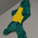 Hotumn Dinosaur Dog Halloween Costume Pet Dino Hoodie for Small Dogs (Medium, Green)
