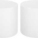 MECCANIXITY Round Foam Cake Dummy, 6"x 6" White Fake Cake Circles Dummies Decorating Display for Wedding Birthday Party Cakes Decoration Crafts and Window Displays