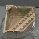 1 Pcs Cedar Dove Nesting Box Bird House Outdoor Wood Triangular Opening Bird Box House for Doves Nesting and Roosting Platform Garden Decoration