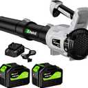 Sihuird Leaf Blower Cordless,2 x 21V 6.0Ah Battery and Charger, with 680CFM 190MPH Electric Cordless Leaf Blower, 3-Variable Speed & Turbo Mode, Blowers for Lawn Care (5002 E)