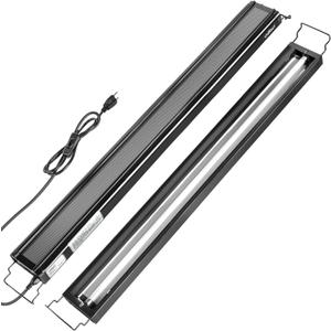 Oiibo T5 HO Reptile Light Fixture UVB Lighting Combo Kit, Terrarium Lamp Hood Light with UVB 10.0 for Bearded Dragon, Gecko, Lizard (39W)