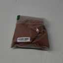 Thgonwid Unstuffed Moroccan Storage Pouf Foot Stool Ottoman Seat Handmade Faux Leather Bean Bag Floor Chair Foot Rest for Living Room, Bedroom or Balcony (Light Brown)