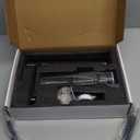 Heyalan Vessel Sink Bathroom Tall Faucet One Hole Single Handle Basin Mixer Tap Lavatory Vanity Brass Pop Up Drain Included Deck Mount Modern Tall Bathroom Faucet,Matte Black