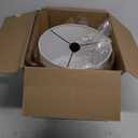 GLOBE Electric 67525 Avellino 66" Floor Lamp, Matte Black, White Linen Shade, Stepless Rotary Dimmer Switch on Socket