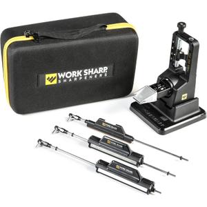 Work Sharp Precision Adjust Elite Knife Sharpener - Adjustable Knife Sharpening System - For Hunting, Serrated & Kitchen Knives