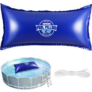 2 x Arock 4' X 8' Pool Air Pillow for Above Ground Swimming Pool, Cold-Resistant Ice Equalizer, Winterizing Winter Closing Pillows, Ultra Thick & Super Durable Pool Cover Pillow - Rope Included