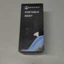 2026 Upgraded Portable Bidet for Travel  High-Pressure Electric Handheld Sprayer, 380ml, Rechargeable 800mAh Battery-Powered, for Women, Men & Babies (Black)