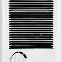 New Upgrade CSC151TW Electric Wall Heater - Fast & Efficient Heating with Built-in Thermostat, 1500W/120V, 5120 BTU, Complete Unit, White