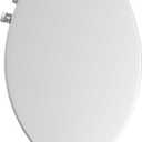 Elongated Bidet Toilet Seat with Soft Close, Non-Electric Bidet Toilet Seat with Self Cleaning Dual Nozzles, Fit Elongated Toilet Seat, Bidet Attachment