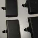 OCTERIC Christmas 6 Pcs Black Stocking Holders Mantel Hook Hangers Fireplace Hooks Hanger Grip Bases for Christmas Party Decorations Xmas Dcor