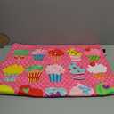 cabanana Sand Resistant Beach Towel - Quick Dry Microfiber Beach Towel 60x30 Inches Sandproof Pool Towels, Thin Lightweight Compact for Travel Swimming Bath for Adults Women Men (Cupcake)