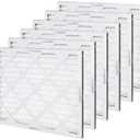 Amazon Basics 16x20x1 Air Filter 6-Pack, MERV 8 AC Furnace Filters, Allergy Control, Removes Dust, Lint and Pollen, Electrostatic (Actual Size: 15.75" x 19.75" x 0.75")