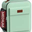 HOTOR Lunch Bag for Men & Women - Large Capacity Insulated Lunch Bag with Mutiple Pockets, Wear-Resistant Cooler Lunch Box for Office, Picnic, Green, 7L, 9.06" x 4.33" x 10.63"
