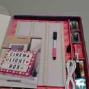 Dan&Darci Cinema Light Box for Girls - Gifts for 8 9 10 11 12 Years - Gifts for 10 Year Old Girl - Pink Christmas Decor for Teen Girls Bedroom - Preteen Room, Tween, Girl Trendy Stuff Birthday Gift