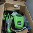 Greenworks 40V 19" Brushless (Push) Cordless Lawn Mower, 4.0Ah Battery and Charger