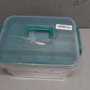 First Aid Kit Container, Clear Organizer Box, Medicine Storage Organizer