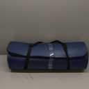 Retrospec Solana Yoga Mat 1" Thick w/Nylon Strap for Men & Women - Non Slip Exercise Mat for Home Yoga, Pilates, Stretching, Floor & Fitness Workouts (Ocean Blue)