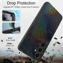 jioeuinly Case Compatible for Motorola Moto G Stylus 5G 2025 Phone Case Cover TPU Soft Silicone 3D Colorful Laser Reflection Black