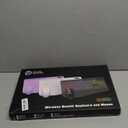 Wireless Keyboard and Mouse Combo - 9 Backlit Effects, RGB, Ergonomic Wrist Rest, Phone Holder, 2.4G Full Size, Rechargeable, Sleep Mode, Quiet Keyboard Set for Computer, PC, Laptop, Mac, Windows (Classic Black)