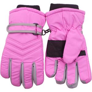 Kids Waterproof Winter Gloves Toddler Snow gloves Ski Gloves For Little Boys Girls (6-8Years, Light Pink)
