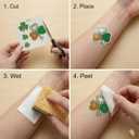 94-Piece St Patricks Day Accessories, St Patricks Day Party Favors Include Felt Shamrock Banner, Shamrock Glasses, Mustaches, Tattoo Stickers, Necklaces, Coins for Irish Party Supplies