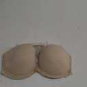 YANDW Strapless Lightly Padded Full Figured Coverage Bra Clear Back Multiway Invisible Straps Backless Brassiere for Women (34DDD, Nude)