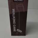 LIXIANG Walking Canes Stablize Women Quad Canes for Seniors & Adults Foldable Adjustable for Men & Women Heavy Duty Freestanding Cane for People with Leg Injuries 3 footings (Black)