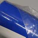 Floor Protection Film, 36" x 200', Made in USA, Blue Self Adhesive Floor Protector Tape for Moving, Painting and Construction, Temporary Covering to Shield Hardwood, Tile, Hard Surfaces