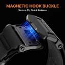 Bandletic Magnetic Bands Compatible with Garmin Instinct 3 50mm Watch Band, 26mm Quick Fit Strap for Fenix 8 51mm/7X 6X Pro/5X Plus/3/3 HR/Instinct 2X/Enduro/Quatix Tactix 8 51mm/Epix Pro (Gen 2) 51mm