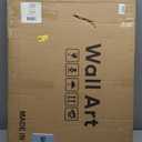 Framed Netural Wall Art for Living Room, Large 3 Piece Abstract Pastel Grunge Forest Landscape Tree Canvas Artwork Set, Modern Art Decorative Nordic Painting Picture Prints for Hallway Office 24x36 In